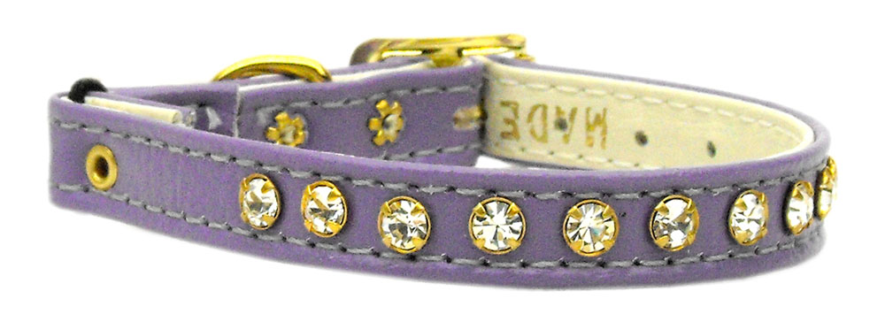 Crystal Cat Safety w/ Band Collar Purple 12